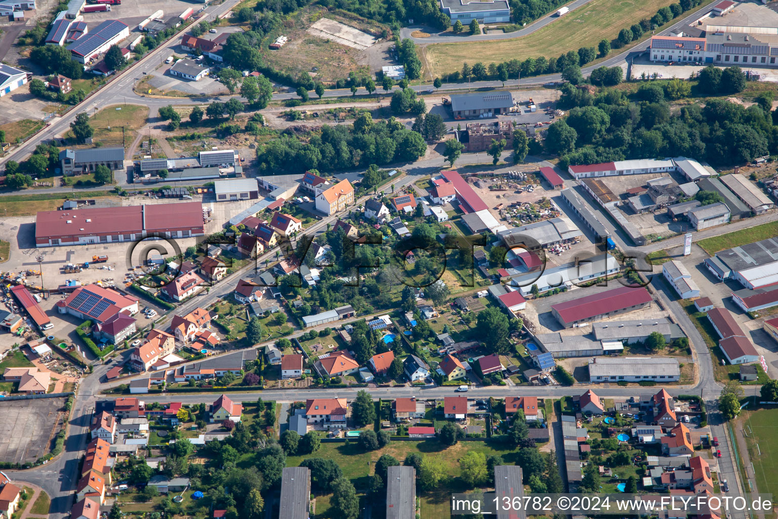 Am Ostbahnhof im Ortsteil Opperode in Ballenstedt im Bundesland Sachsen-Anhalt, Deutschland