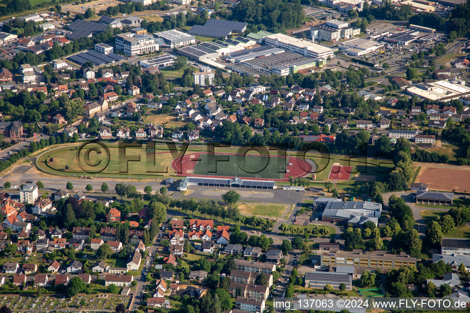 Sportpark Erbach im Bundesland Hessen, Deutschland