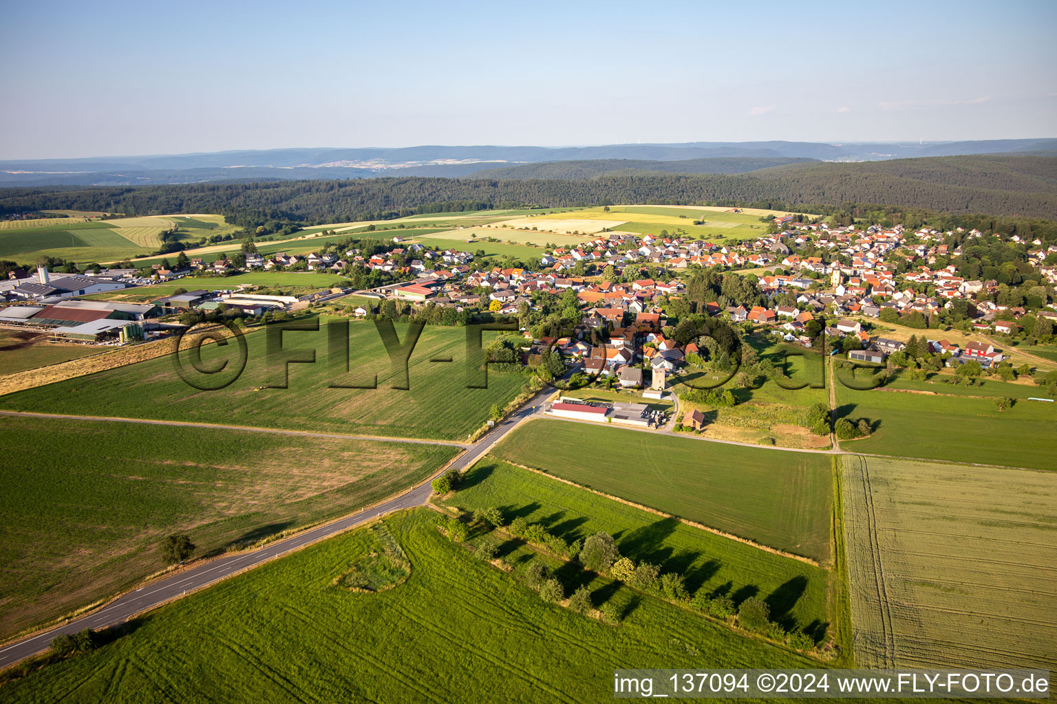 Vielbrunn von Südosten in Michelstadt im Bundesland Hessen, Deutschland