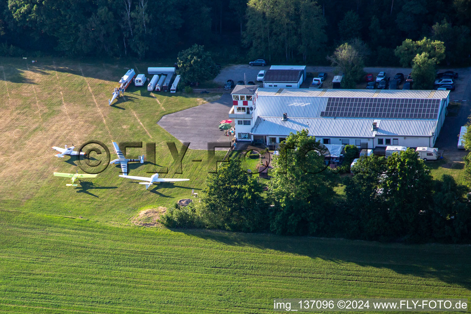 Flugplatz Vielbrunn in Michelstadt im Bundesland Hessen, Deutschland