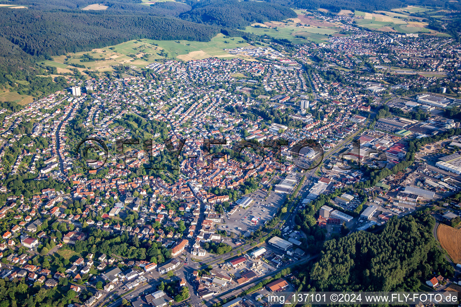 Stockheim von Nordosten in Michelstadt im Bundesland Hessen, Deutschland