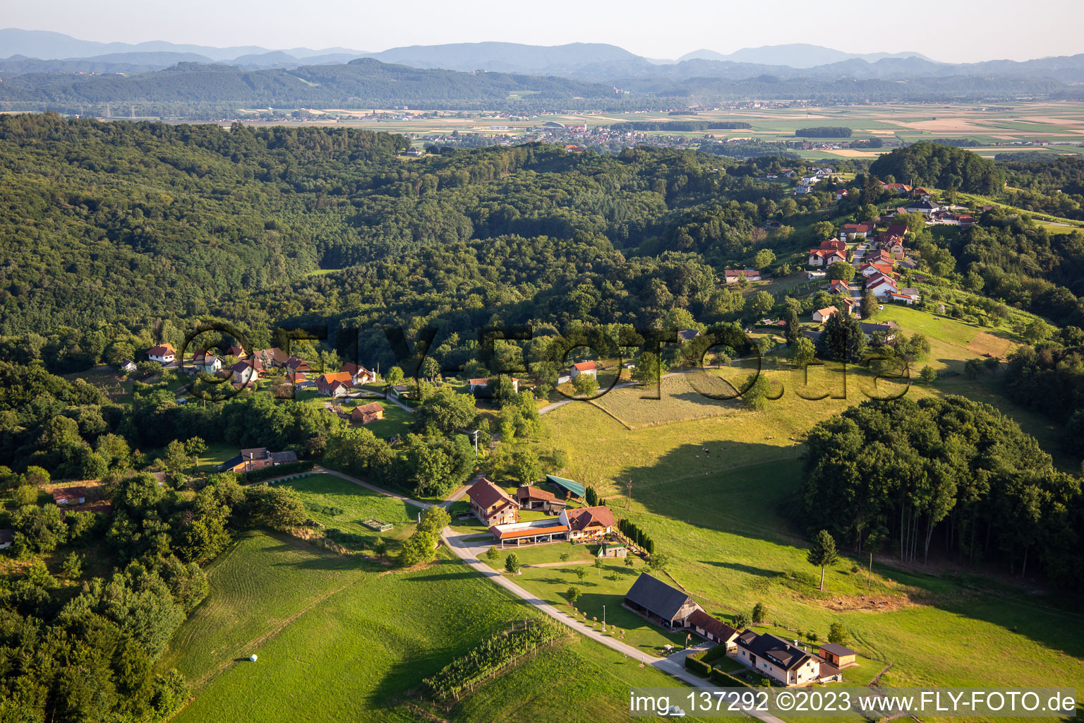 Ortsteil Prerad in Dornava, Slowenien