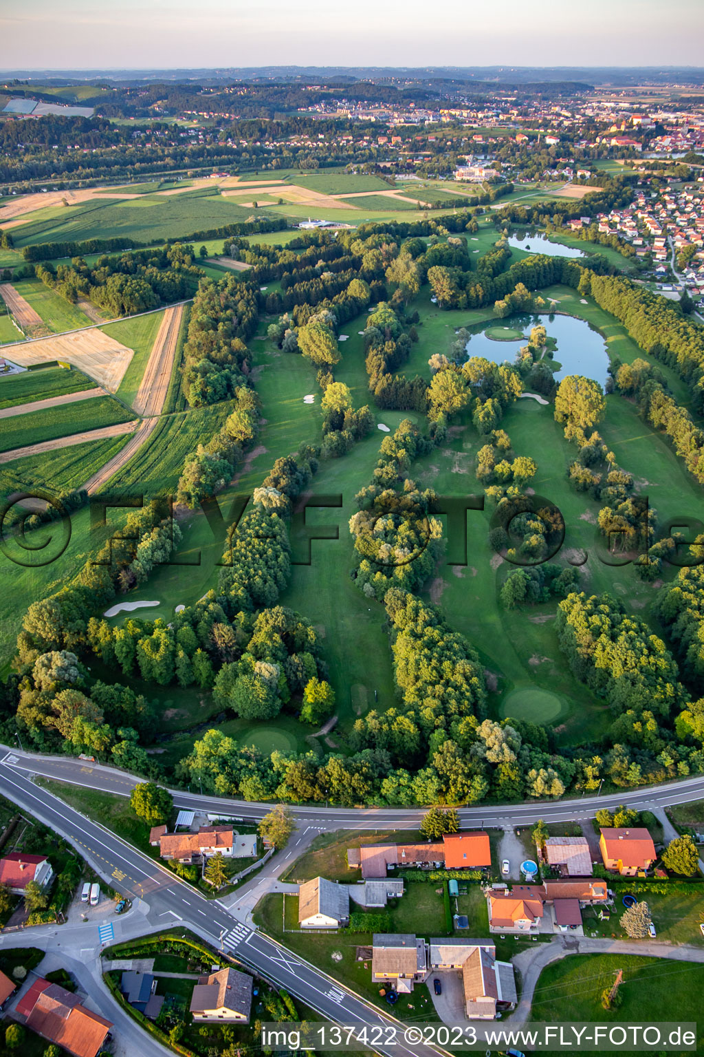 Luftaufnahme von Golf klub Ptuj, Slowenien