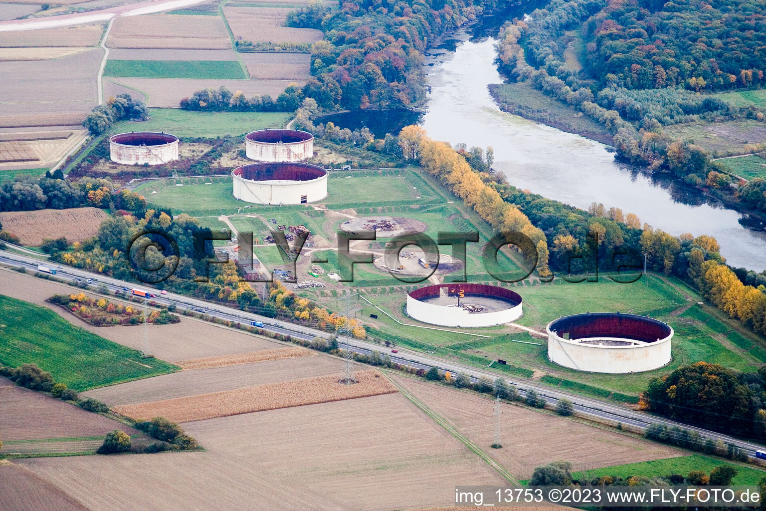 Jockgrim, ehem. Tanklager im Bundesland Rheinland-Pfalz, Deutschland