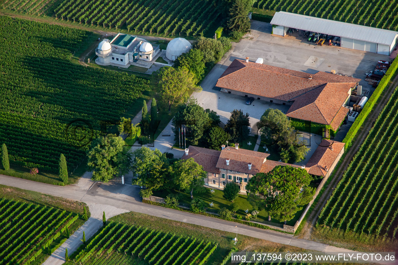 Tenuta Borgo Conventi S.R.L. und Farra-d’Isonzo-Observatorium Osservatorio Astronomico CCAF in Farra d’Isonzo im Bundesland Gorizia, Italien