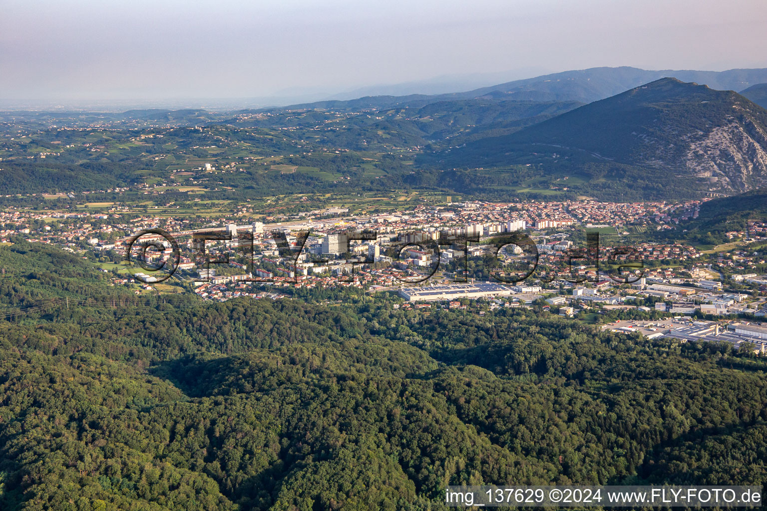 Nova Gorica von Südosten, Slowenien