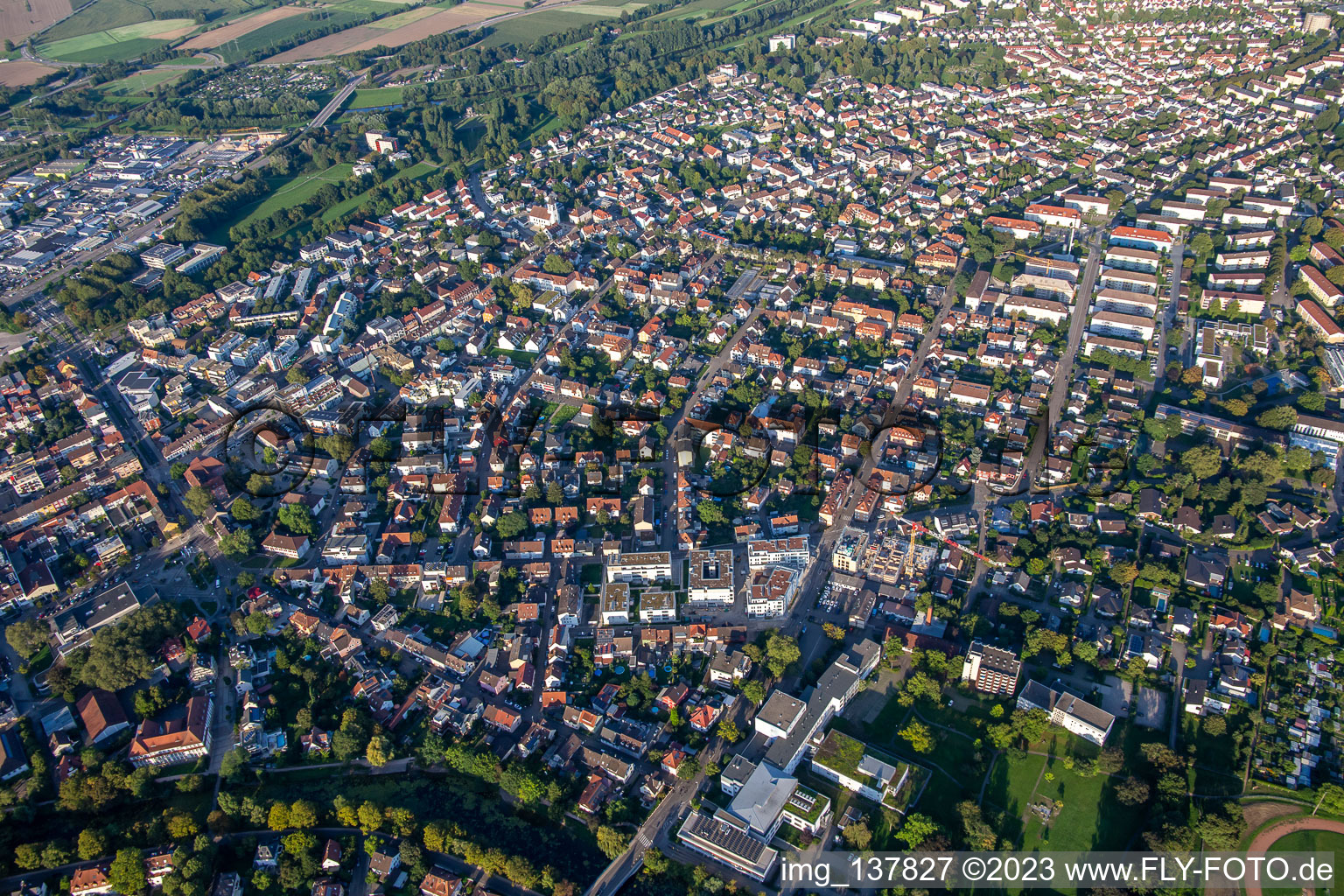 Luftbild von Von Nordwesten in Kehl im Bundesland Baden-Württemberg, Deutschland