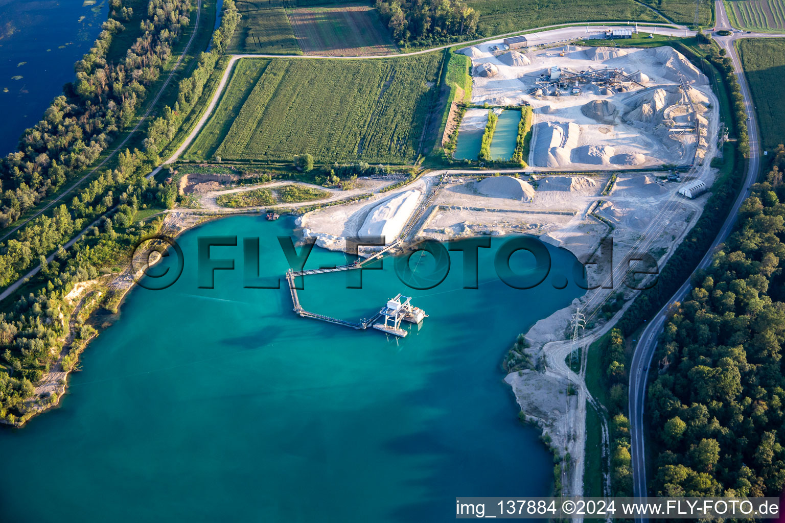 Gravière de Nordhouse - CMNE im Bundesland Bas-Rhin, Frankreich