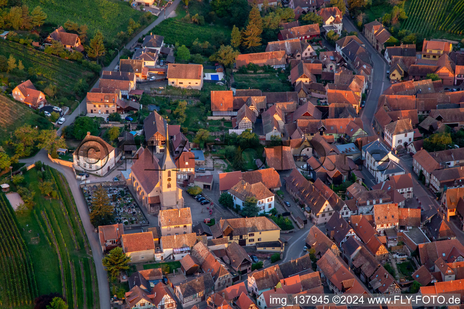 Église des Saints-Innocents de Blienschwiller im Bundesland Bas-Rhin, Frankreich