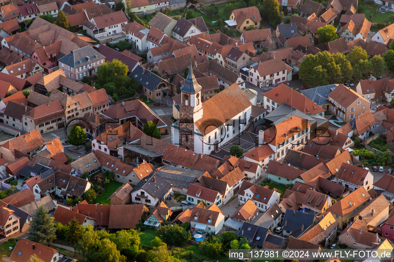 Eglise Bischoffsheim im Bundesland Bas-Rhin, Frankreich