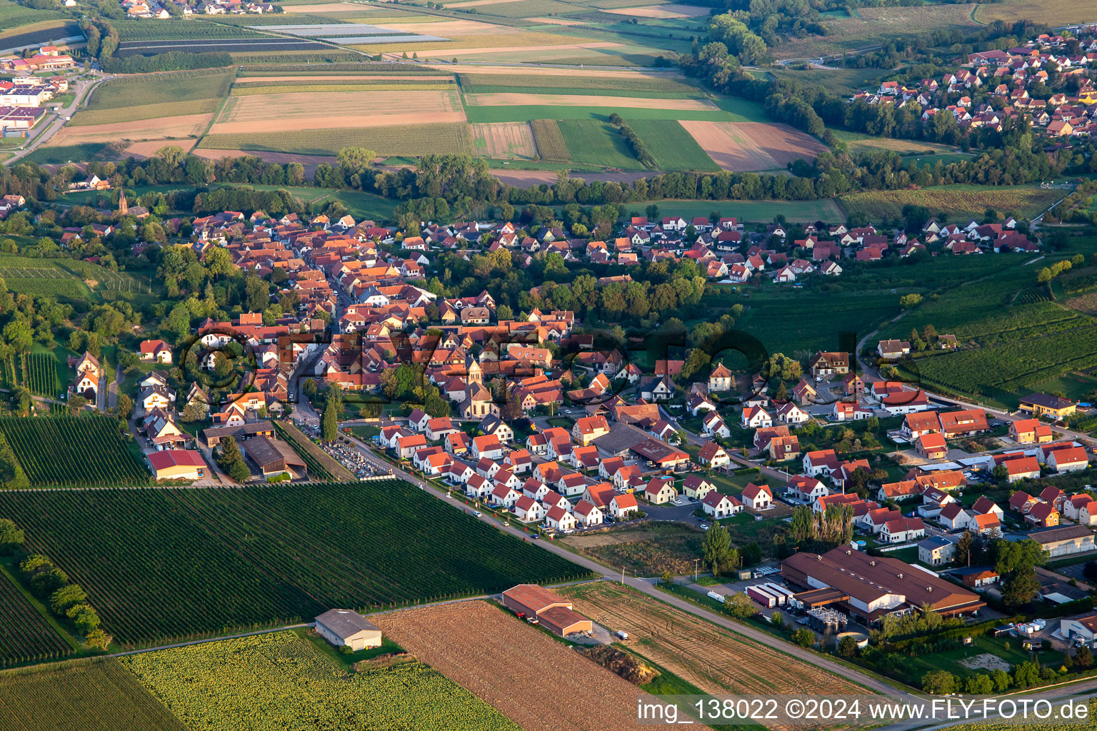 Scharrachbergheim-Irmstett im Bundesland Bas-Rhin, Frankreich