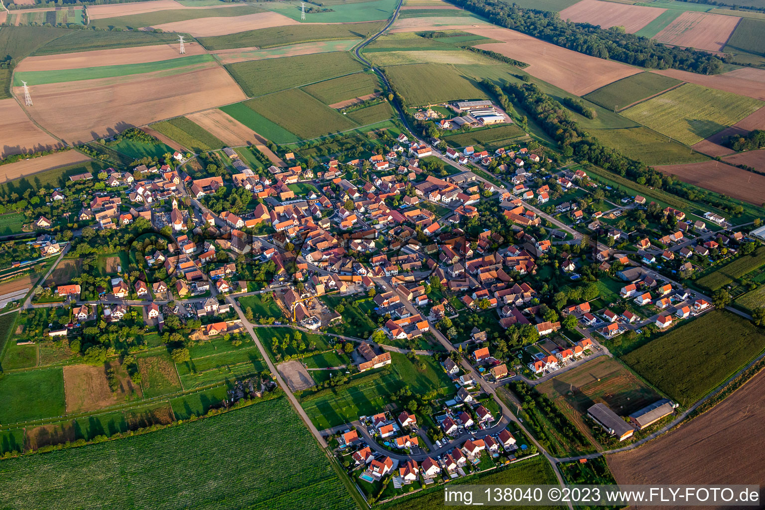 Saessolsheim im Bundesland Bas-Rhin, Frankreich