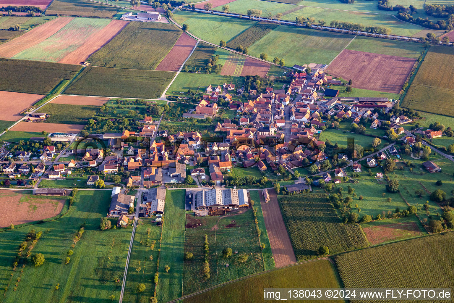 Ingenheim im Bundesland Bas-Rhin, Frankreich