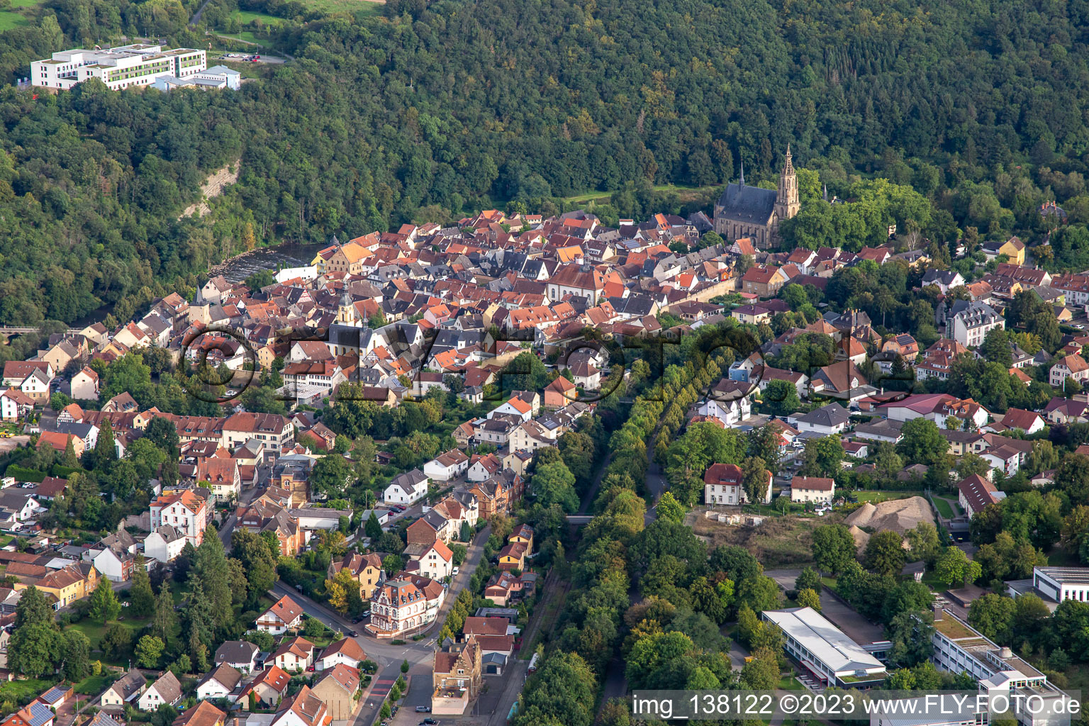 Historische Altstadt von Norden in Meisenheim im Bundesland Rheinland-Pfalz, Deutschland