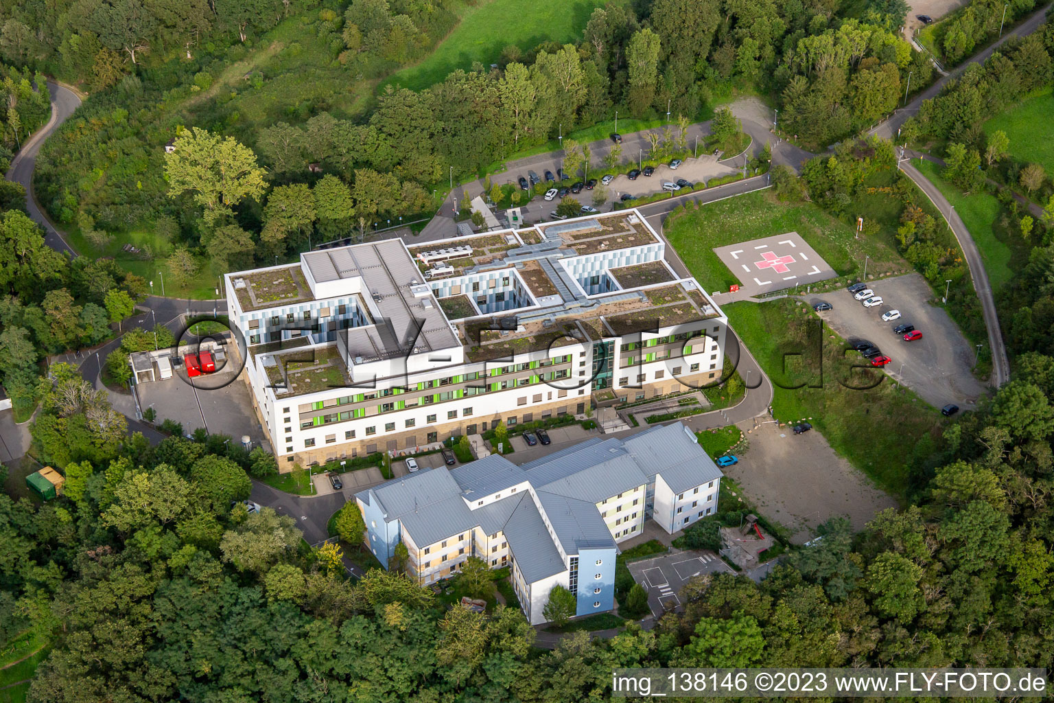 Luftbild von Gesundheitszentrum Glantal in Meisenheim im Bundesland Rheinland-Pfalz, Deutschland