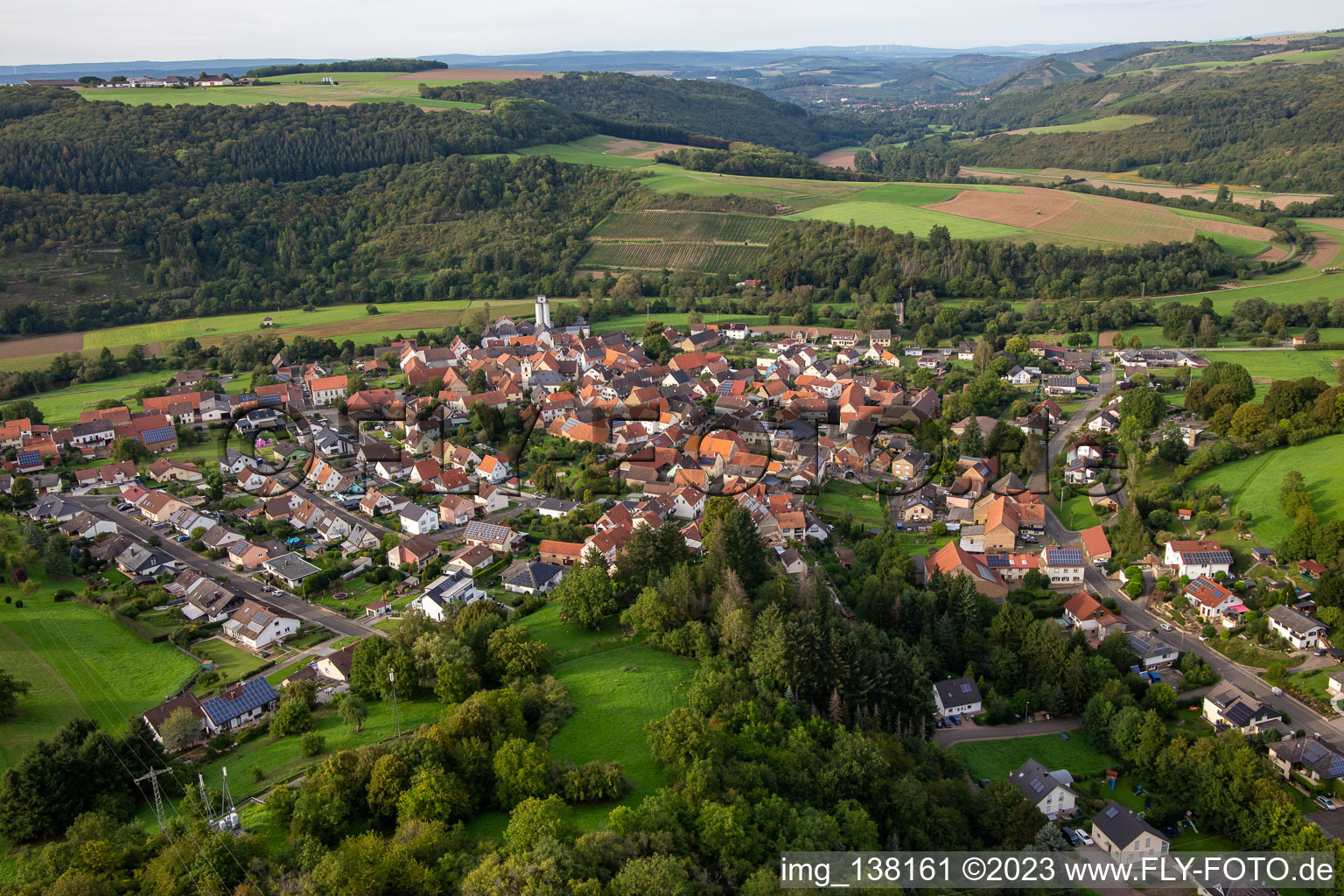 Von Süden in Rehborn im Bundesland Rheinland-Pfalz, Deutschland