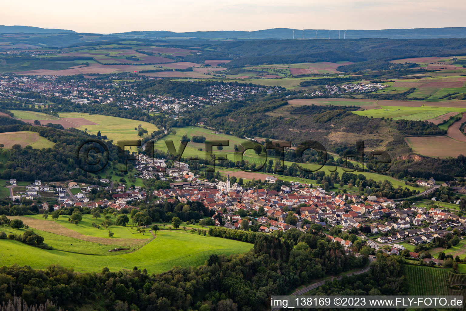 Luftbild von Staudernheim im Bundesland Rheinland-Pfalz, Deutschland