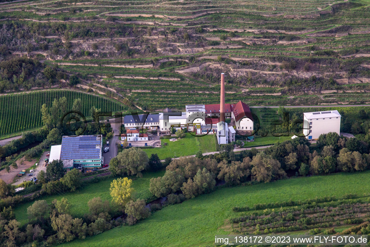 Luftbild von CJD Wolfstein, Aussenstelle Niedermühle und   Weingut Klostermühle Odernheim KG in Odernheim am Glan im Bundesland Rheinland-Pfalz, Deutschland