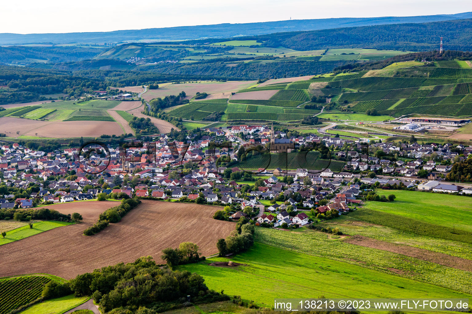 Luftaufnahme von Von Südosten in Waldböckelheim im Bundesland Rheinland-Pfalz, Deutschland