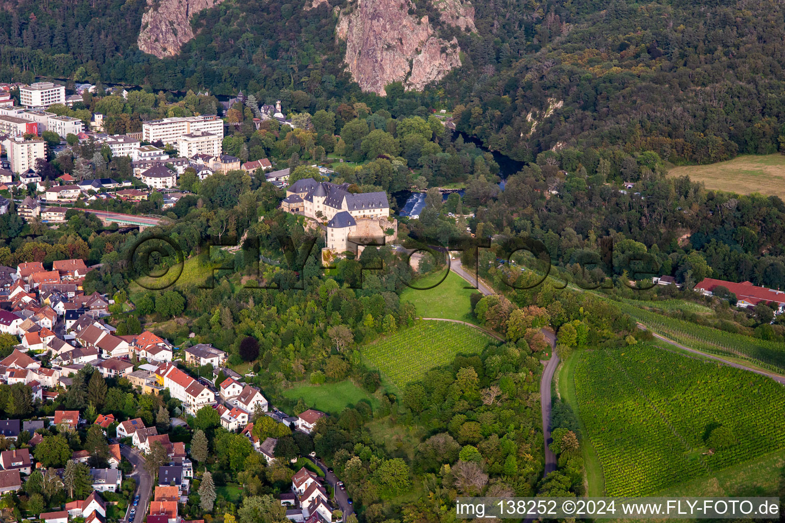 Schloß Ebernburg / Evangelische Familienferien- und Bildungsstätte Ebernburg in Bad Kreuznach im Bundesland Rheinland-Pfalz, Deutschland