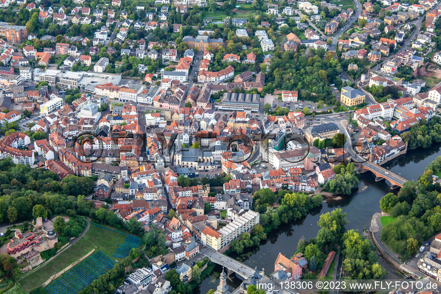 Altstadt in Bad Kreuznach im Bundesland Rheinland-Pfalz, Deutschland