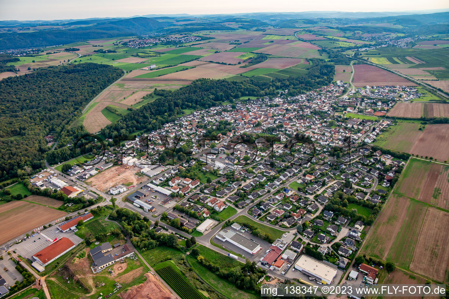 Rüdesheim im Bundesland Rheinland-Pfalz, Deutschland