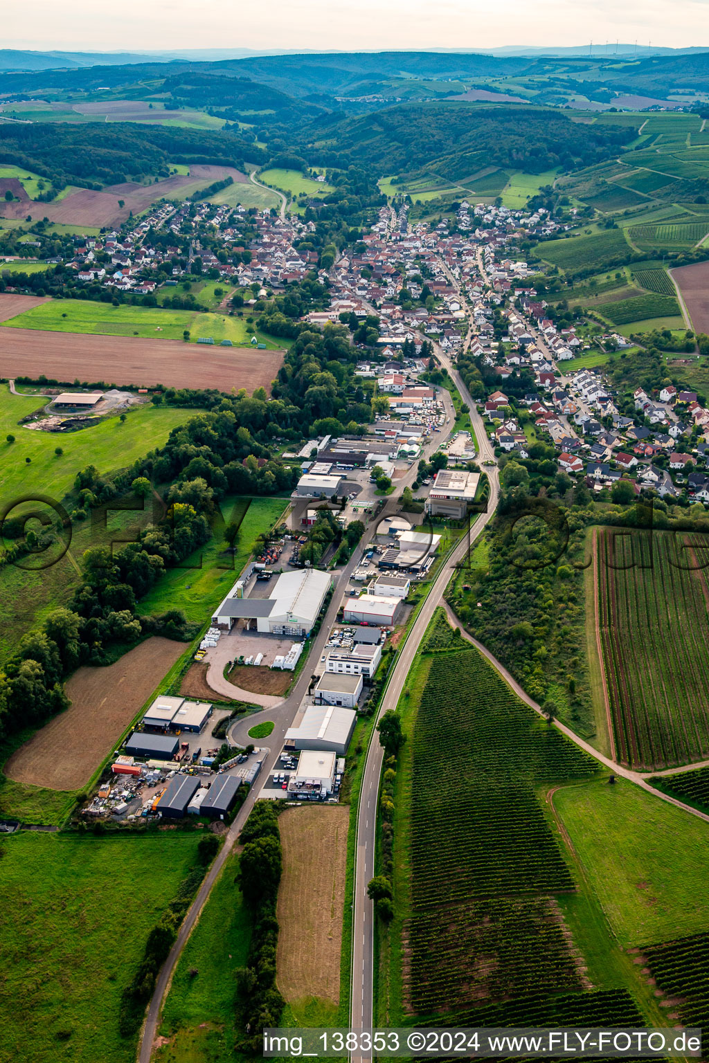 Weinsheim im Bundesland Rheinland-Pfalz, Deutschland