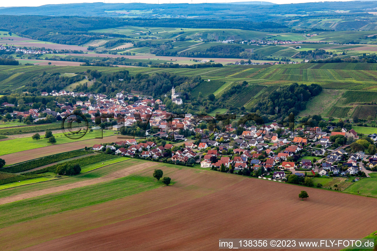 Mandel im Bundesland Rheinland-Pfalz, Deutschland
