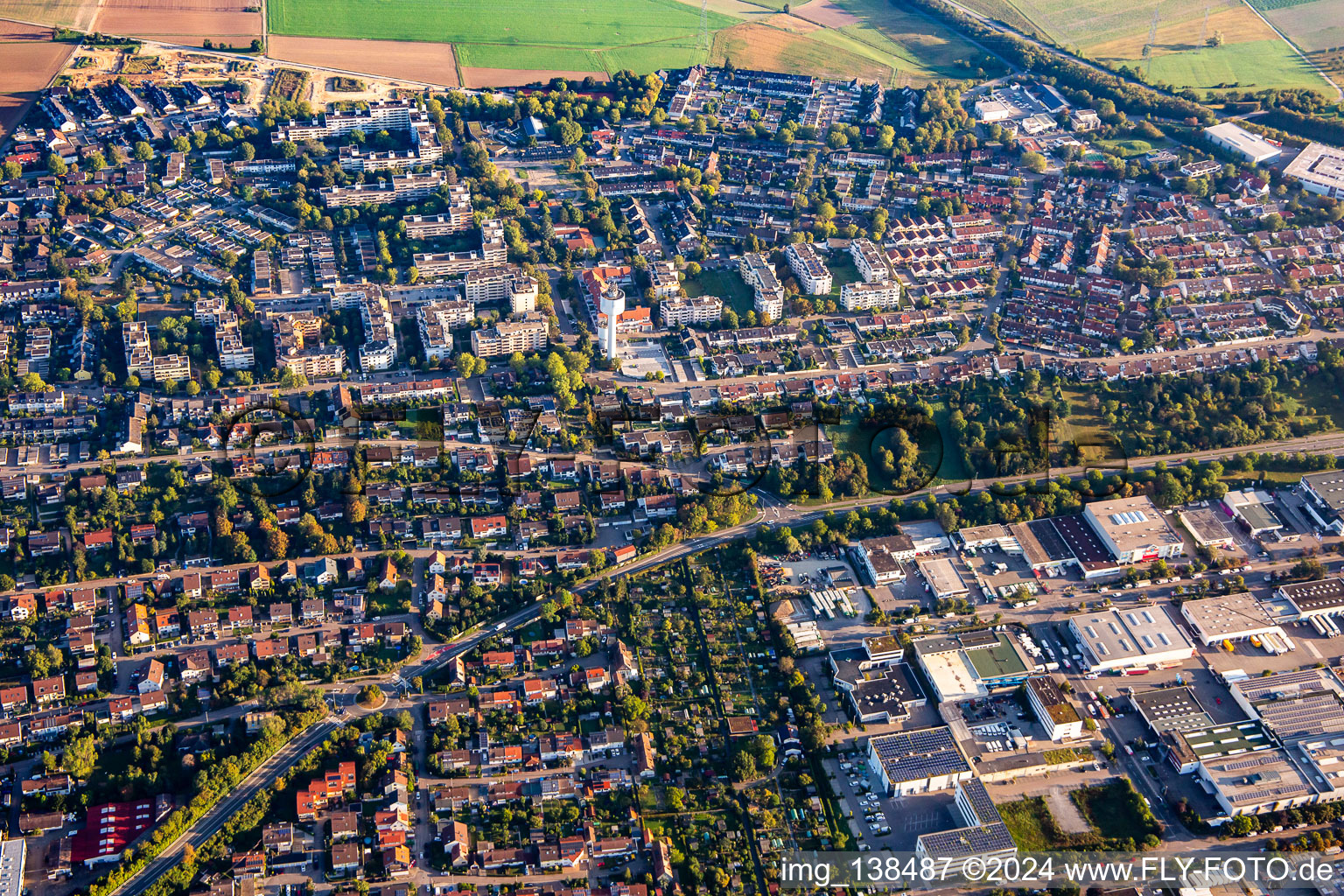 Hohenstange von Süden in Tamm im Bundesland Baden-Württemberg, Deutschland