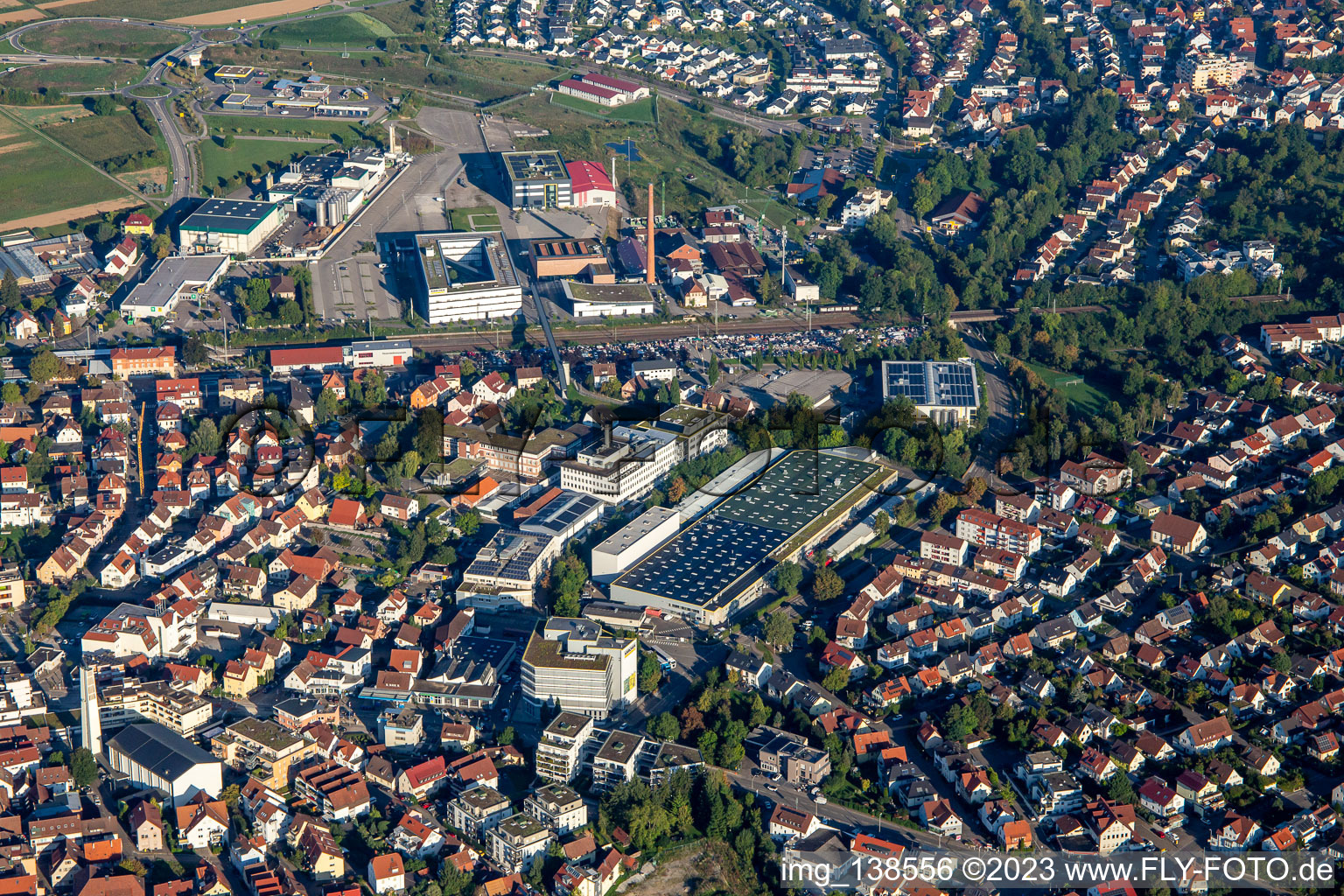 Luftbild von Alfred Kärcher GmbH & Co. KG in Winnenden im Bundesland Baden-Württemberg, Deutschland