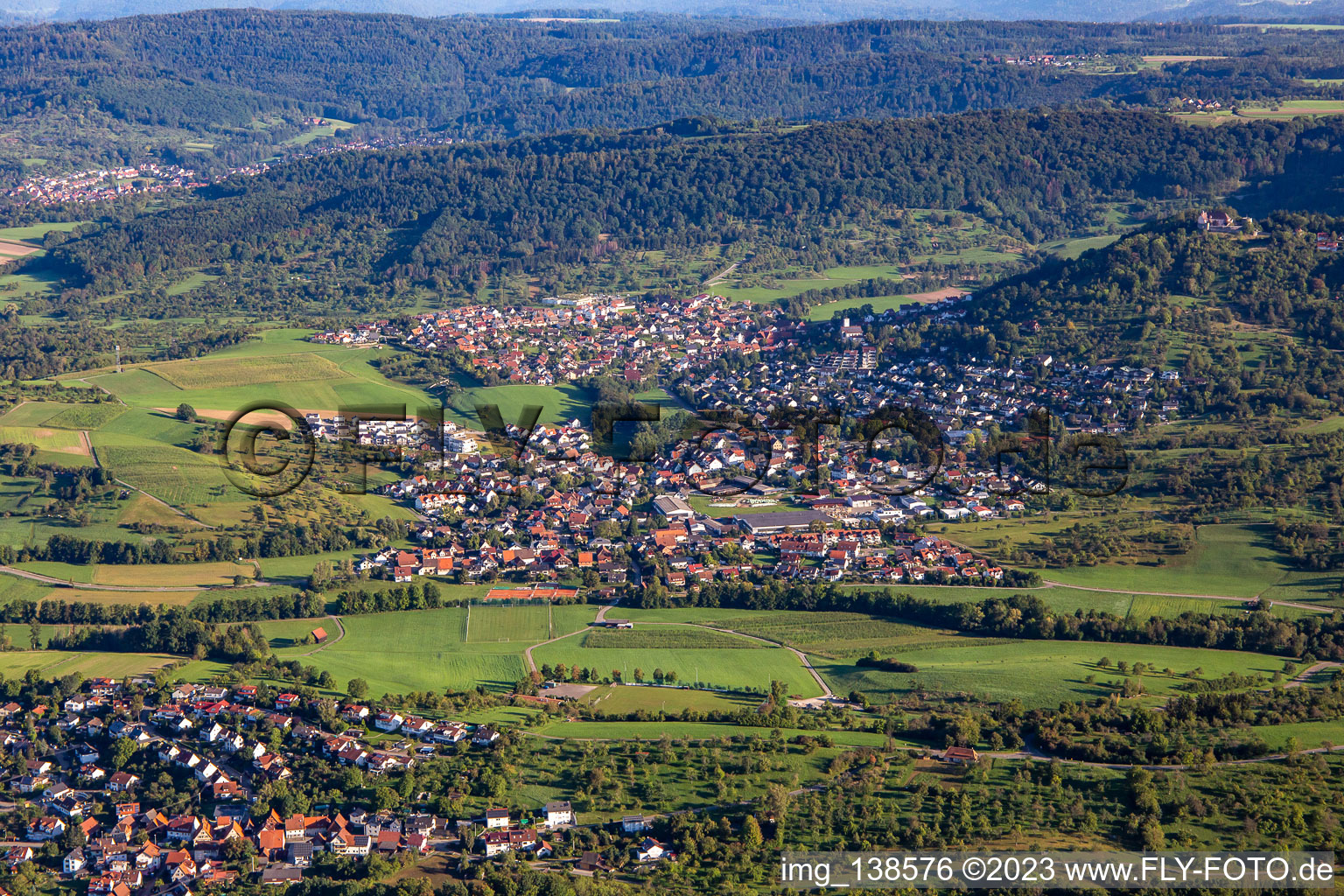 Ortsteil Lippoldsweiler in Auenwald im Bundesland Baden-Württemberg, Deutschland