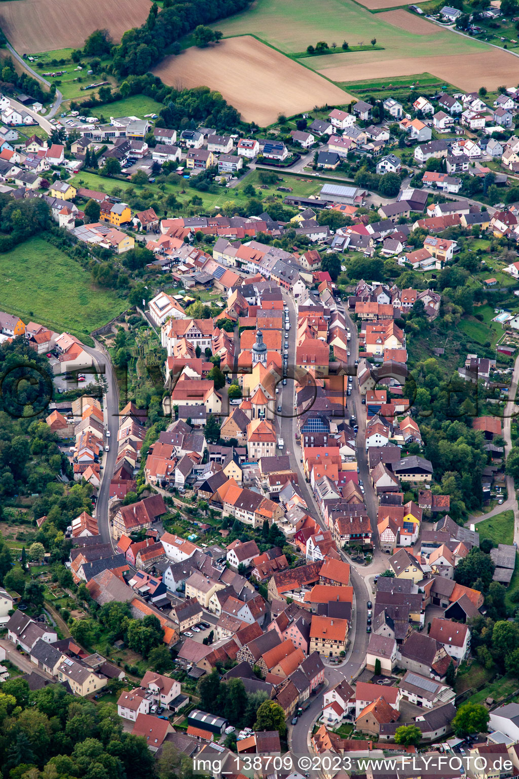 Ortsteil Gochsheim in Kraichtal im Bundesland Baden-Württemberg, Deutschland