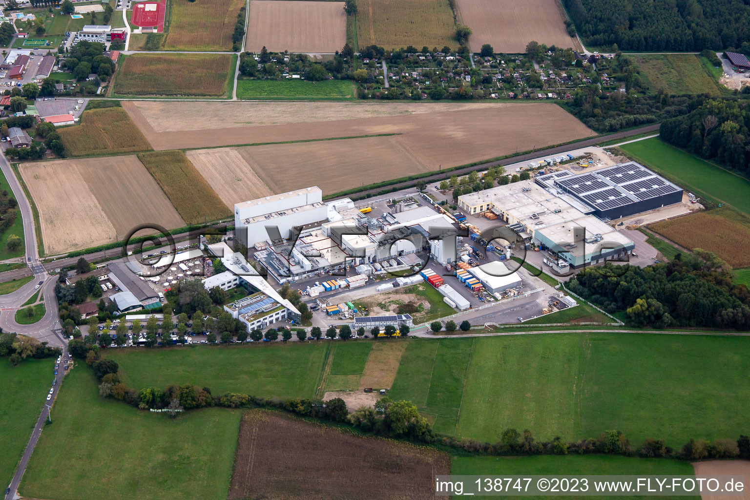 Luftaufnahme von KLEIBERIT SE & Co. KG in Weingarten im Bundesland Baden-Württemberg, Deutschland
