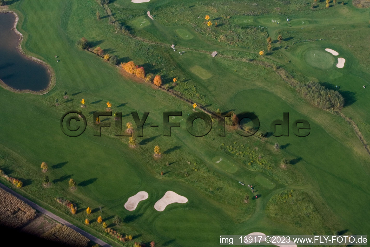Urloffen, Golfclub Urloffen e.V in Appenweier im Bundesland Baden-Württemberg, Deutschland aus der Luft betrachtet