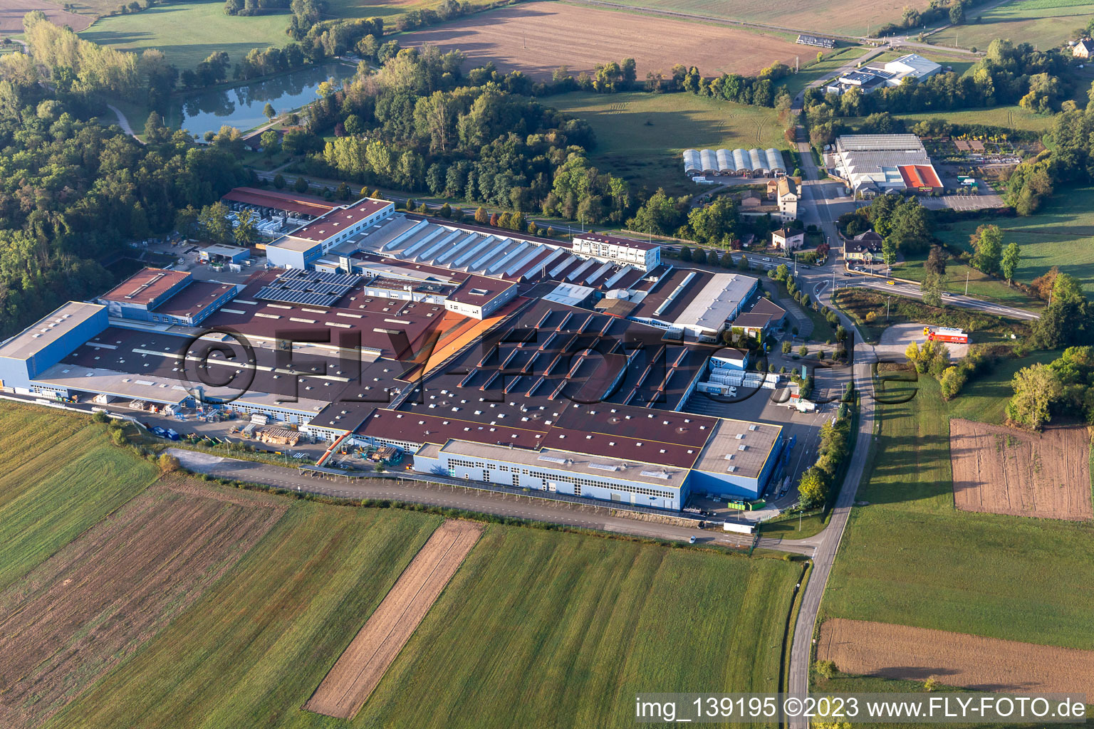 Luftbild von TRYBA Haguenau (Gundershoffen) im Bundesland Bas-Rhin, Frankreich