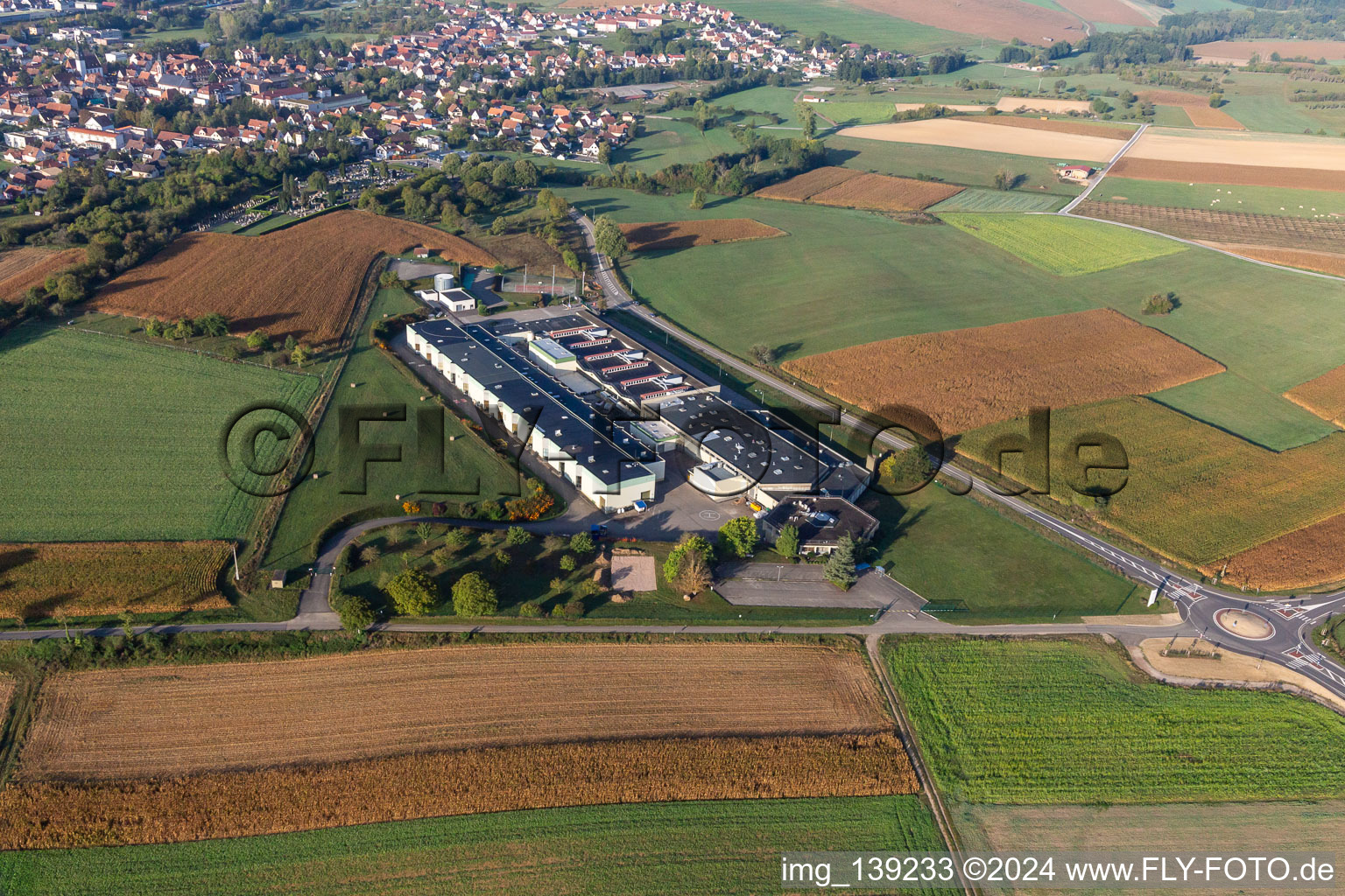 Gunther Tools in Soultz-sous-Forêts im Bundesland Bas-Rhin, Frankreich von oben