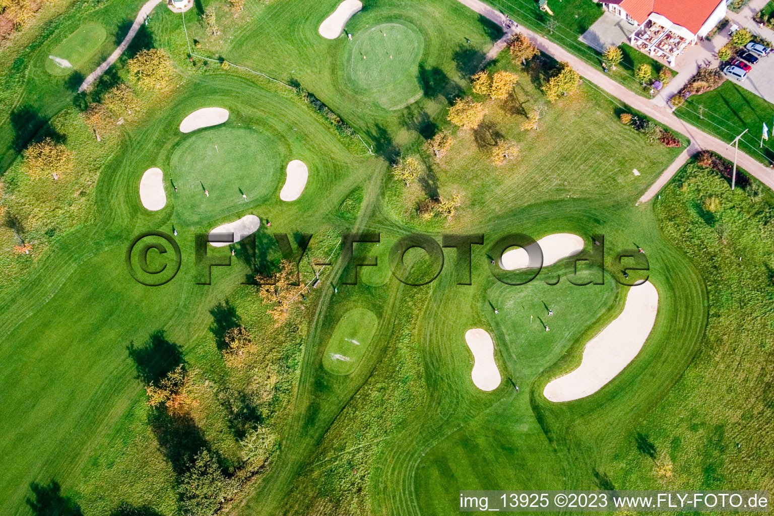Luftbild von Urloffen, Golfclub Urloffen e.V in Appenweier im Bundesland Baden-Württemberg, Deutschland