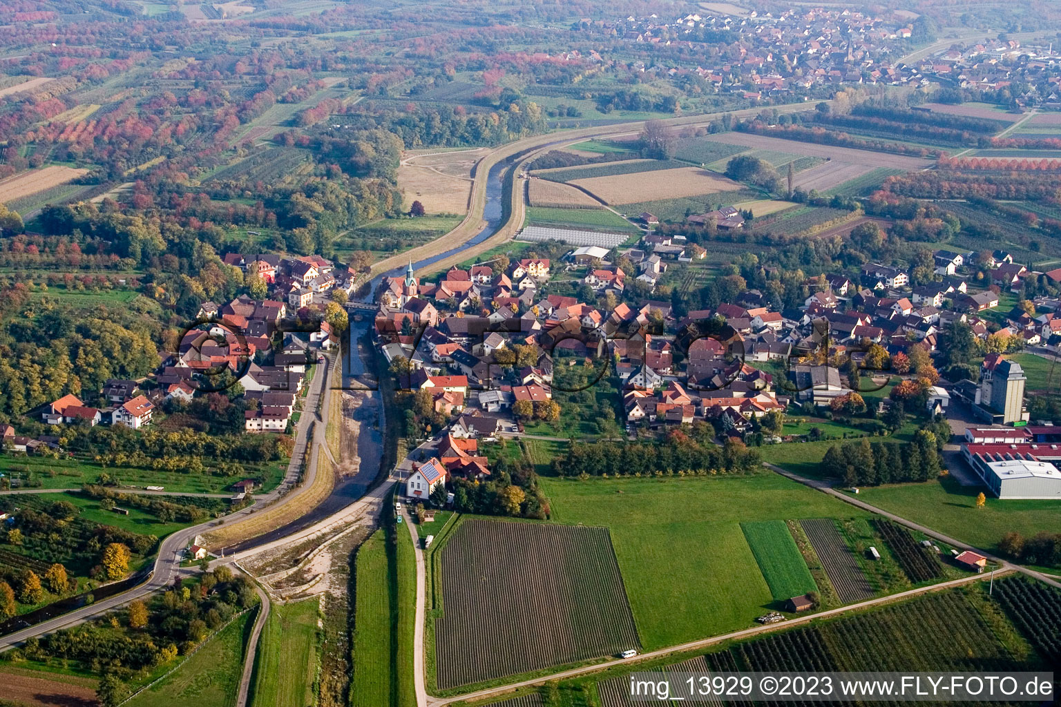 Ortsteil Erlach in Renchen im Bundesland Baden-Württemberg, Deutschland