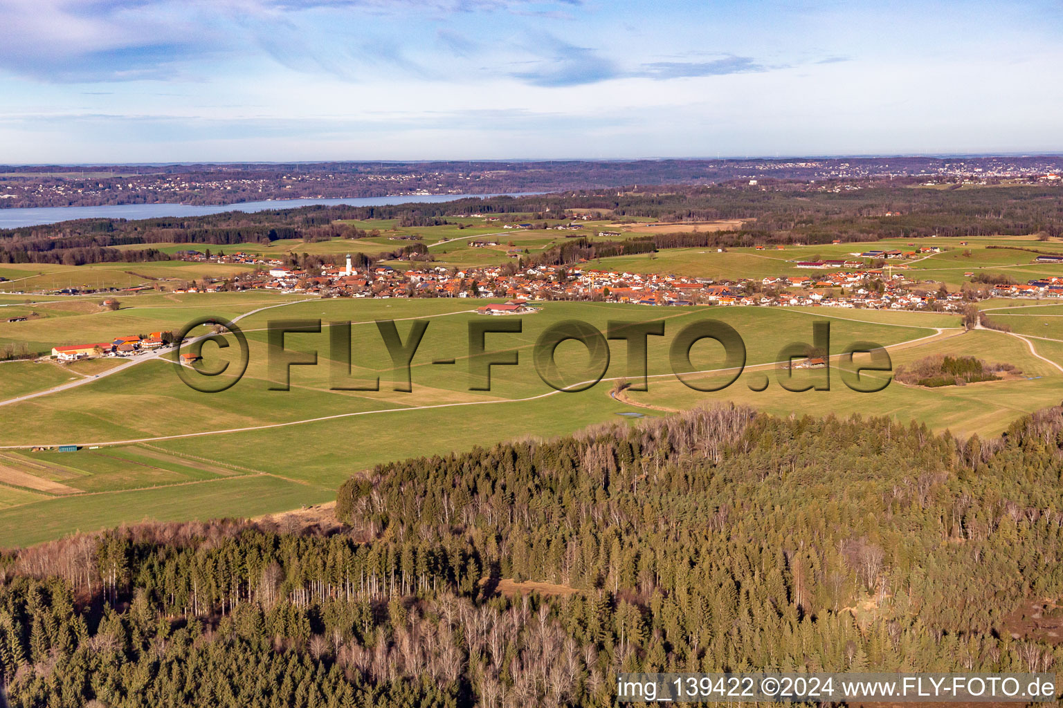 Ortsteil Degerndorf in Münsing im Bundesland Bayern, Deutschland