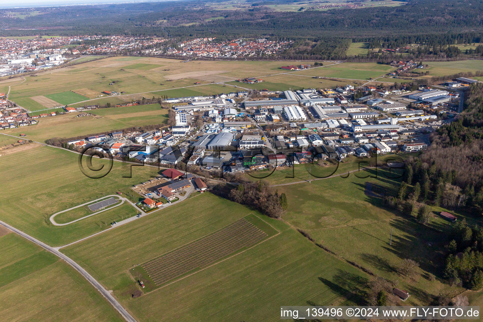 Industriegebiet GELTLING im Ortsteil Gelting in Geretsried im Bundesland Bayern, Deutschland