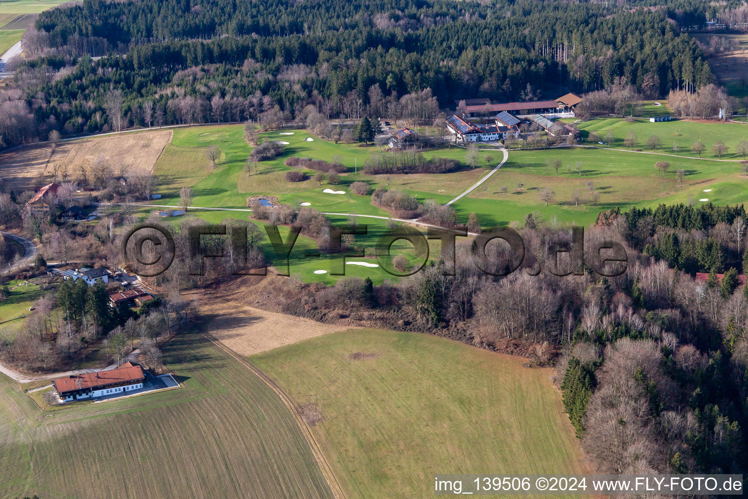 Golfclub Berkramerhof im Ortsteil Dorfen in Icking im Bundesland Bayern, Deutschland