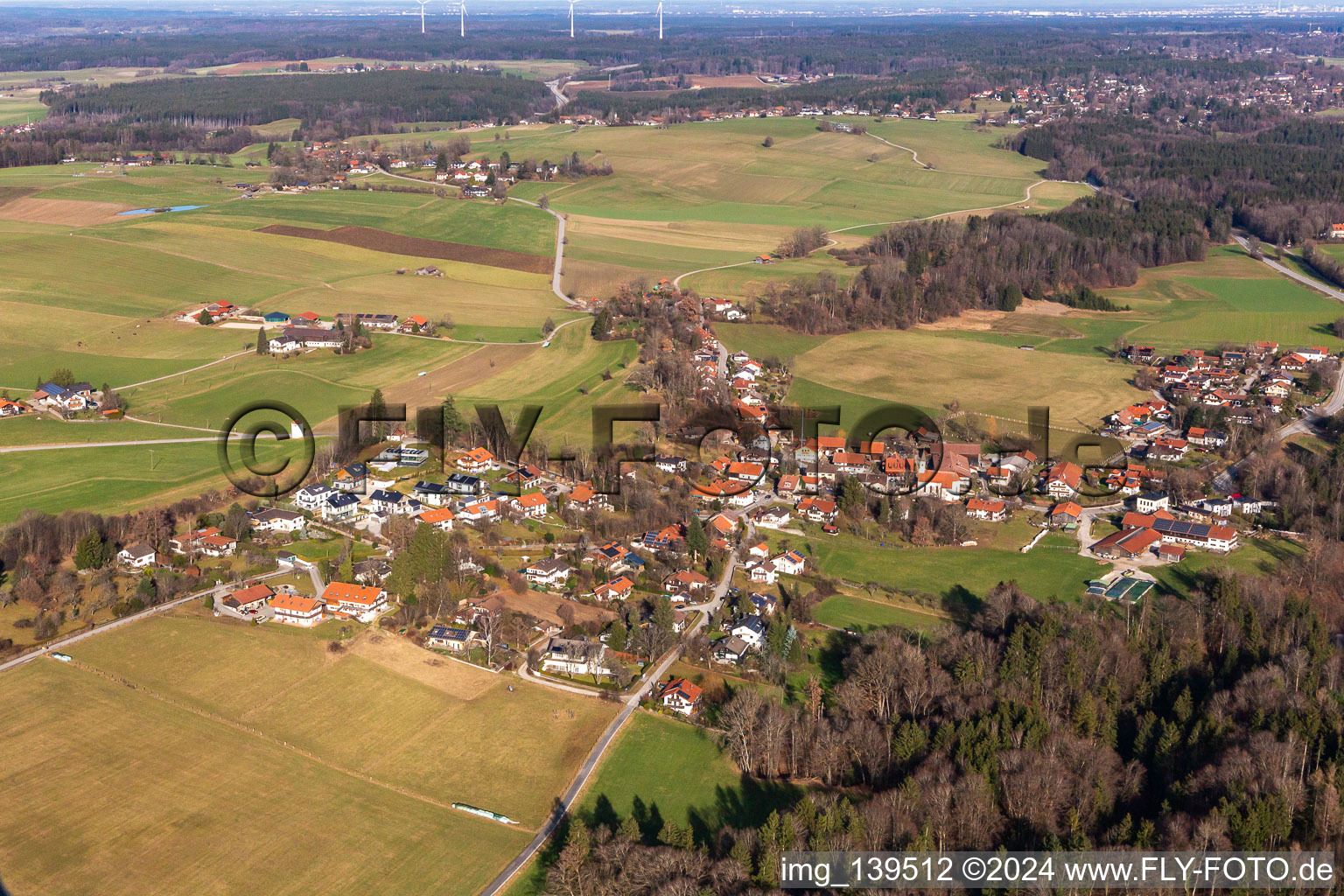 Ortsteil Dorfen in Icking im Bundesland Bayern, Deutschland