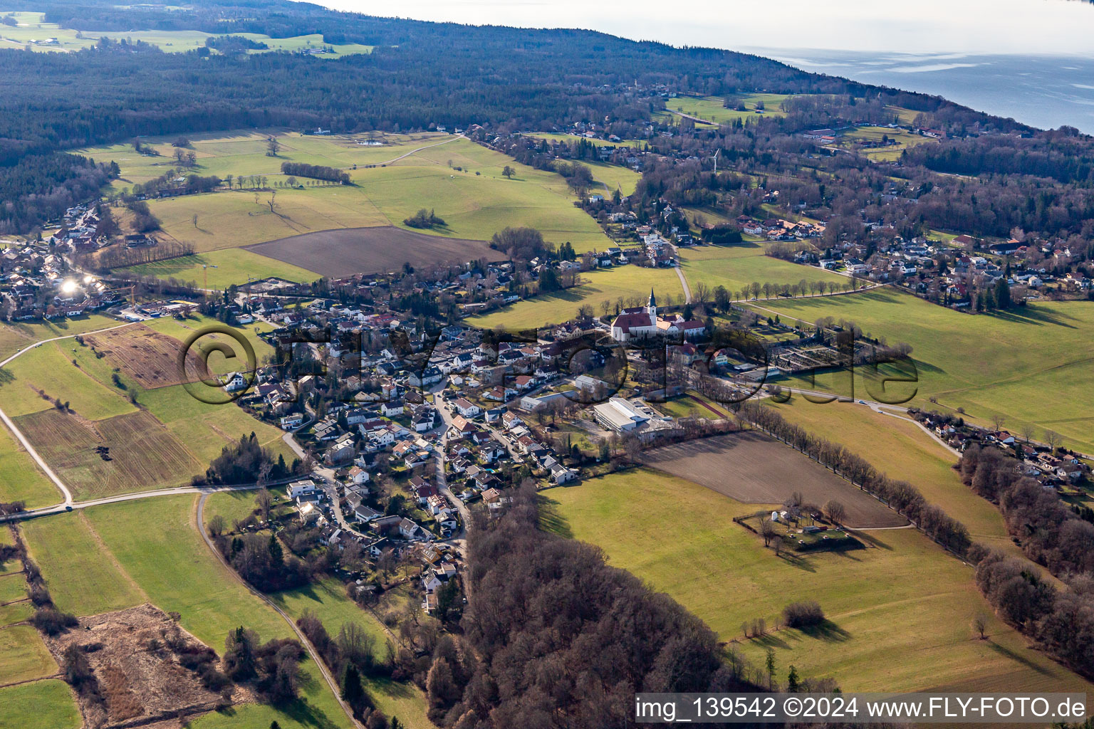 Ortsteil Aufkirchen von Norden in Berg im Bundesland Bayern, Deutschland