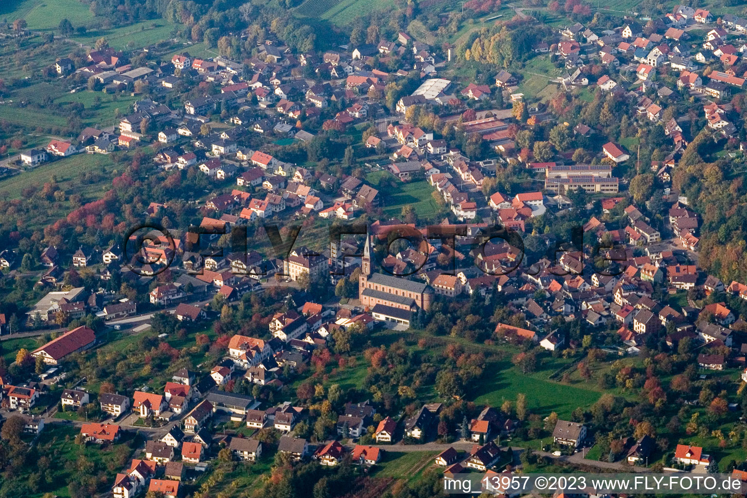 Luftbild von Matzenhöfe im Bundesland Baden-Württemberg, Deutschland