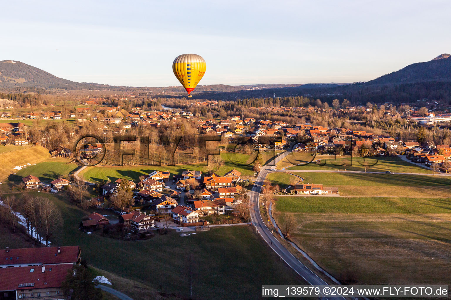 Ortsteil Fleck in Lenggries im Bundesland Bayern, Deutschland