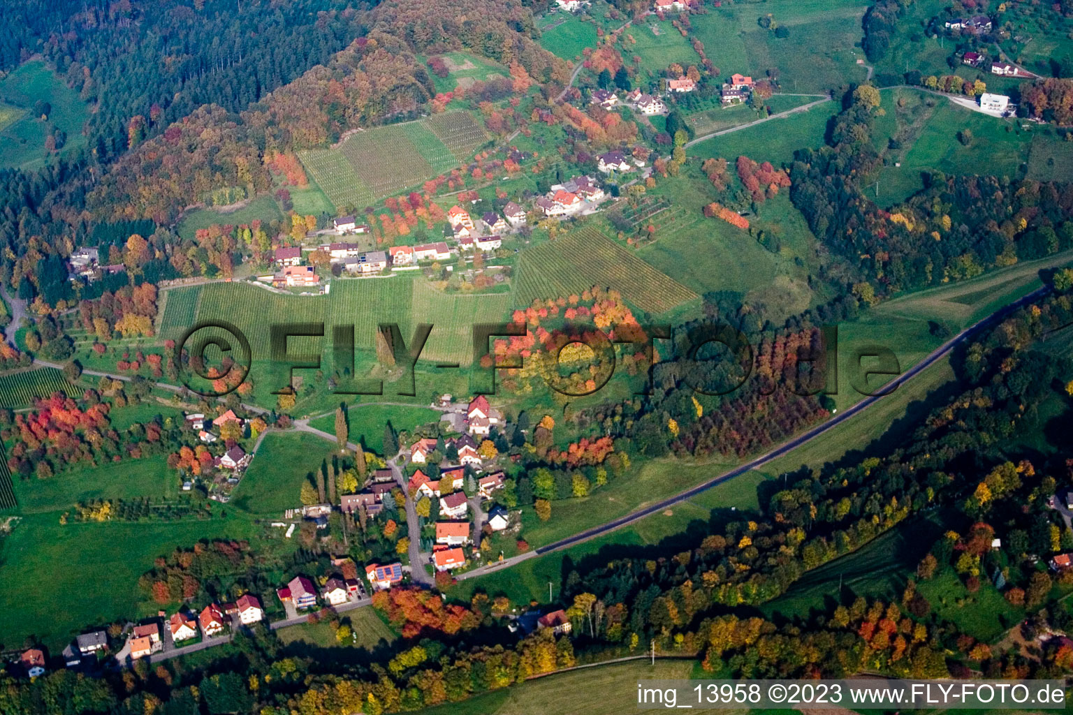 Luftaufnahme von Matzenhöfe im Bundesland Baden-Württemberg, Deutschland