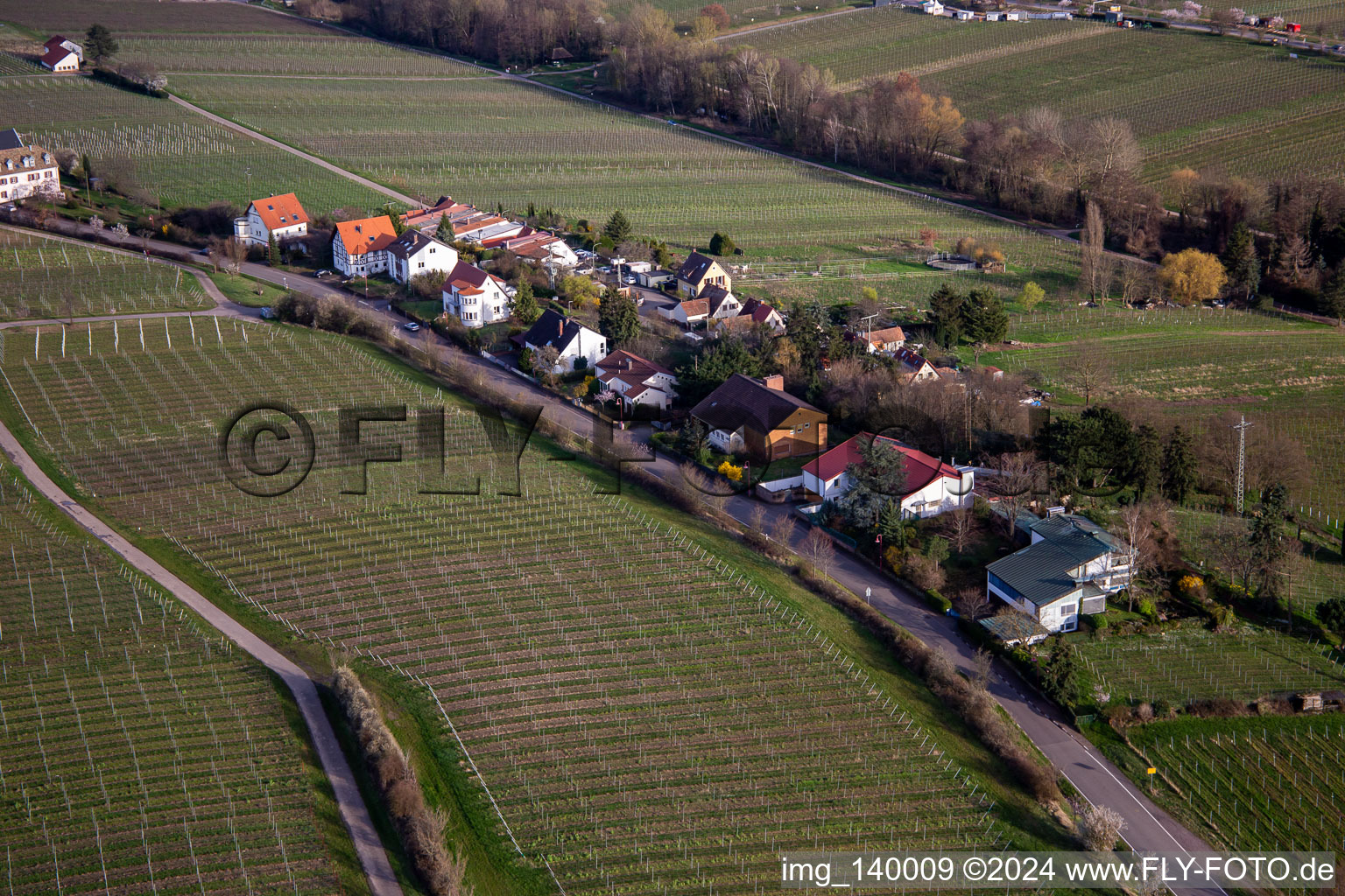 Siedlung an der Klosterstr in Edenkoben im Bundesland Rheinland-Pfalz, Deutschland