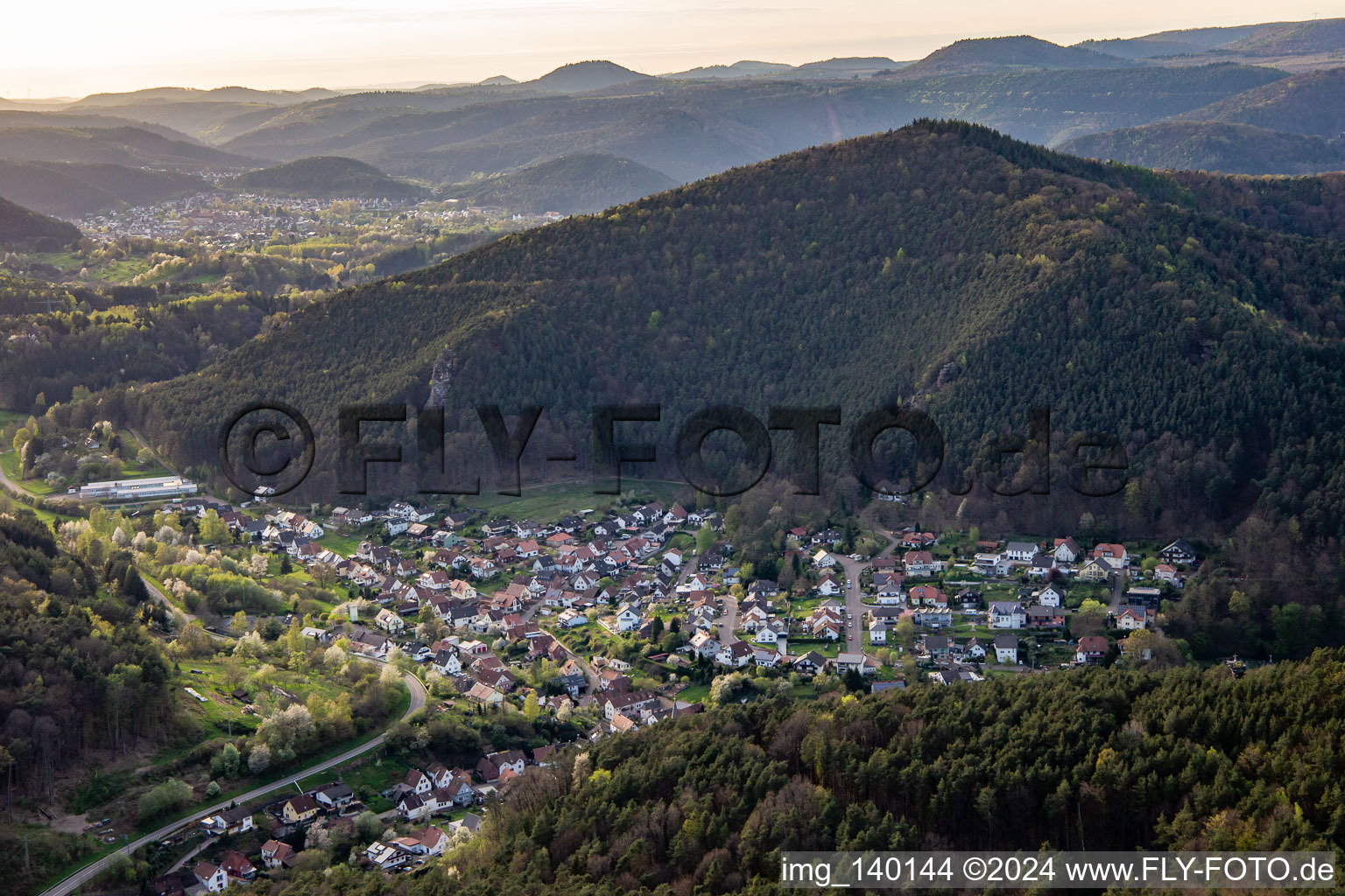 Lug von Osten im Bundesland Rheinland-Pfalz, Deutschland