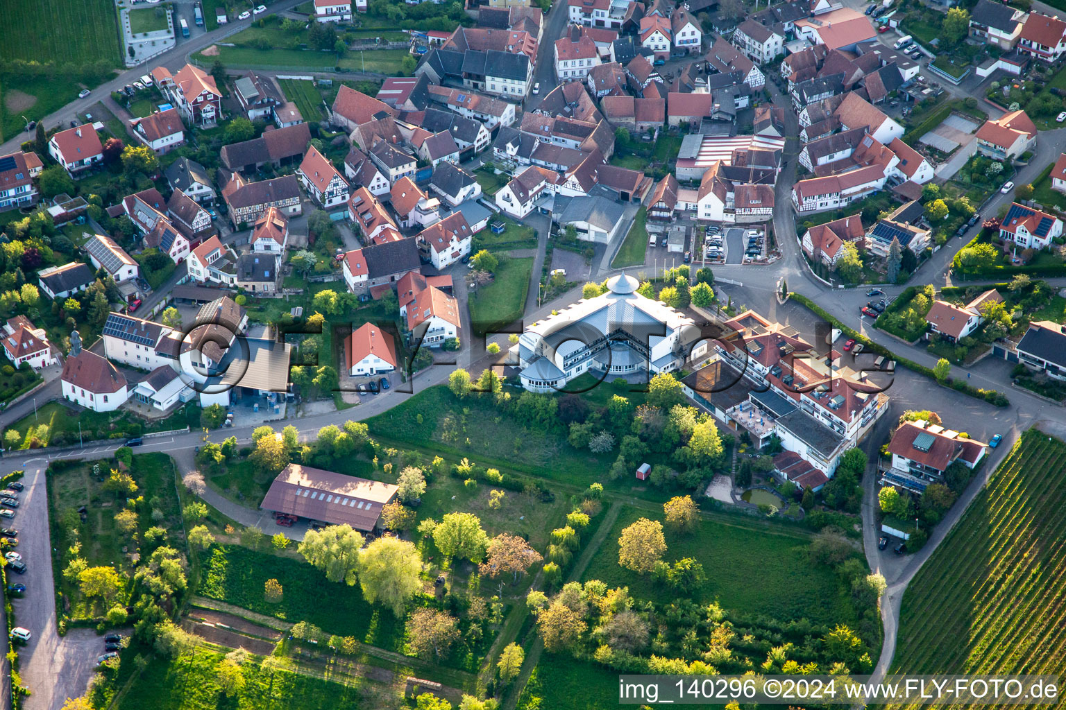 Luftbild von Südpfalzterassen im Ortsteil Gleiszellen in Gleiszellen-Gleishorbach im Bundesland Rheinland-Pfalz, Deutschland