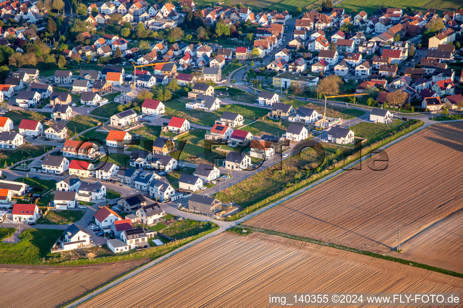 Sonnenblumenweg in Kandel im Bundesland Rheinland-Pfalz, Deutschland